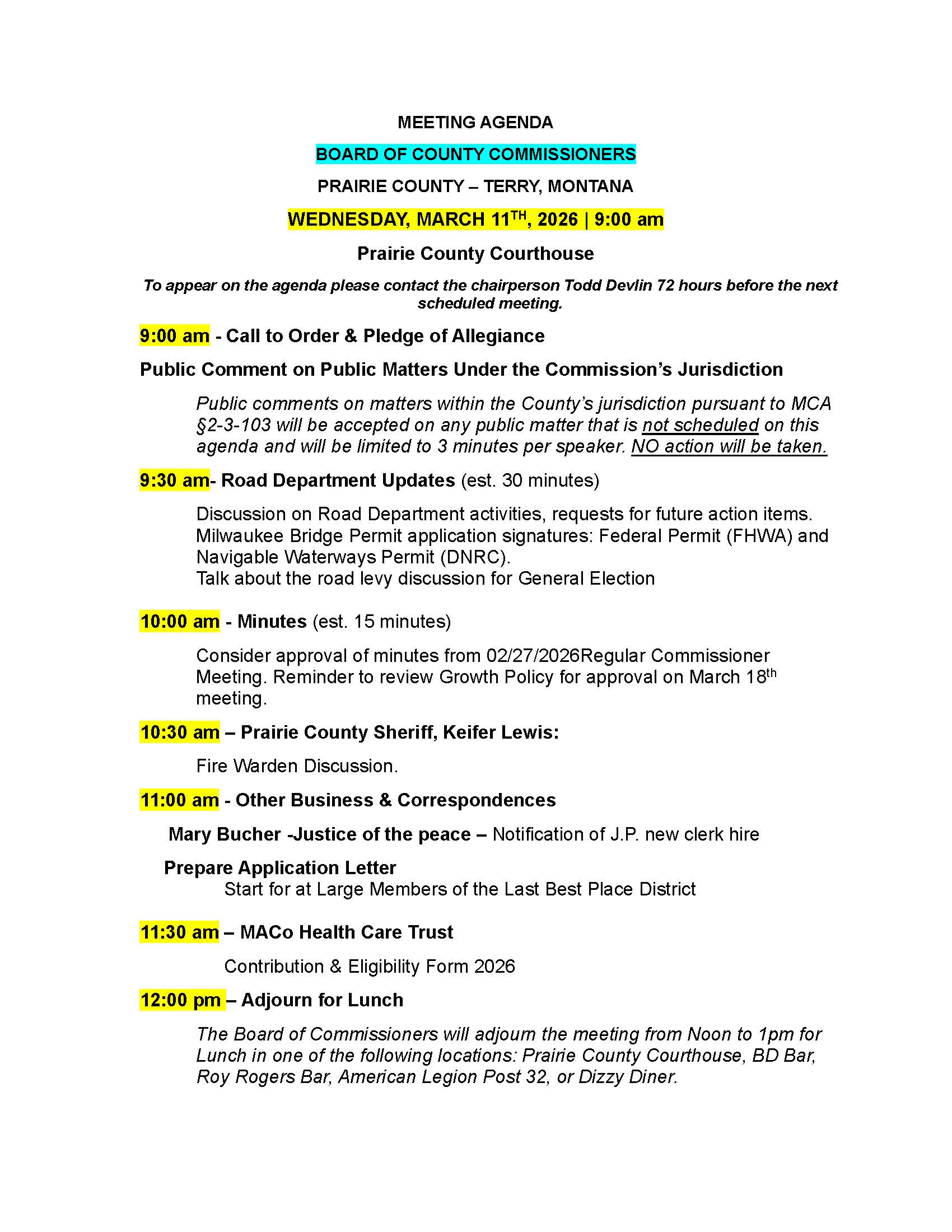 March 11, 2026 page 1